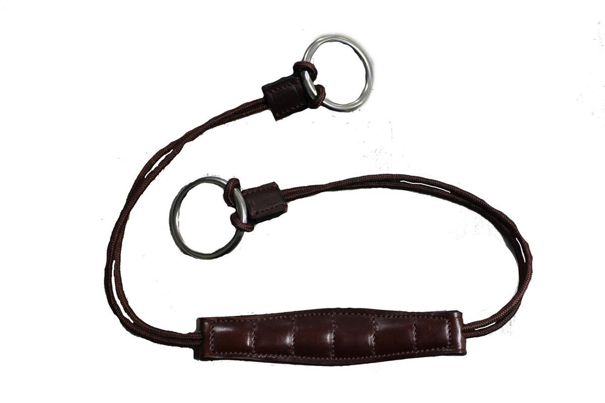 TRUST Black/silvertrust Curbgag Touw Leather