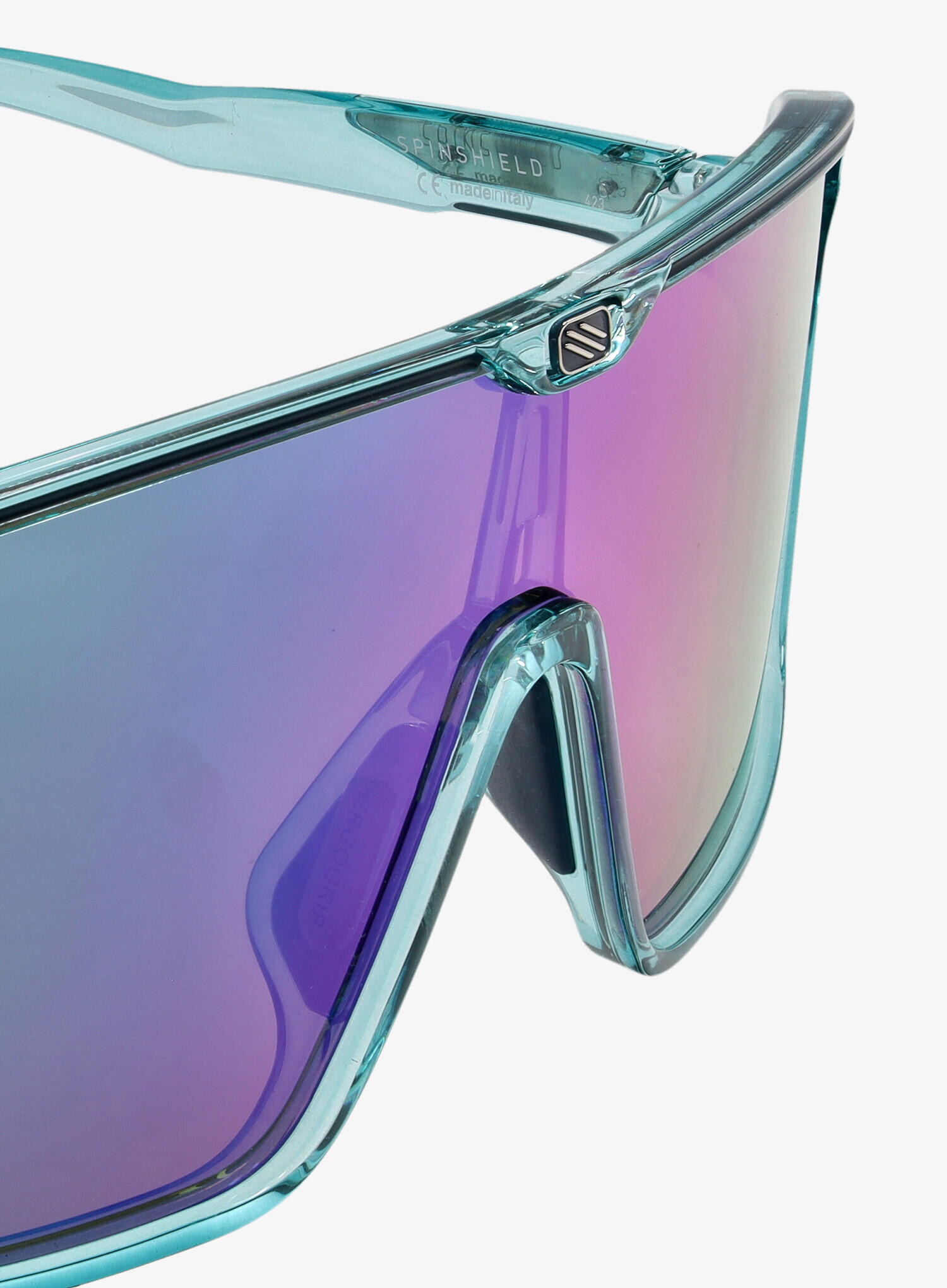 Okulary rowerowe Rudy Project Spinshield - multilaser green/crystal azur 6/7