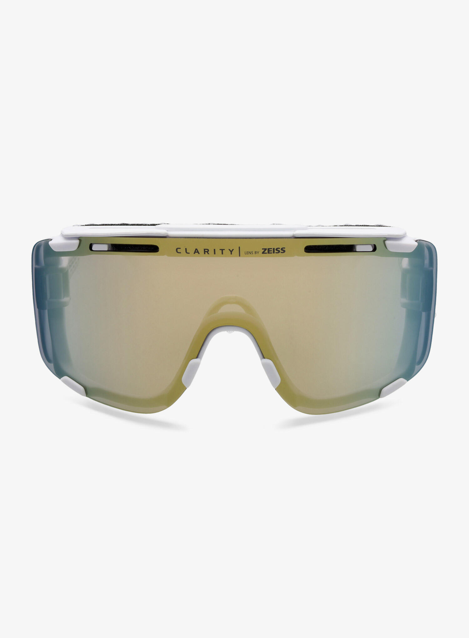 Okulary rowerowe POC Devour Glacial - white/clarity universal/gold 3/7