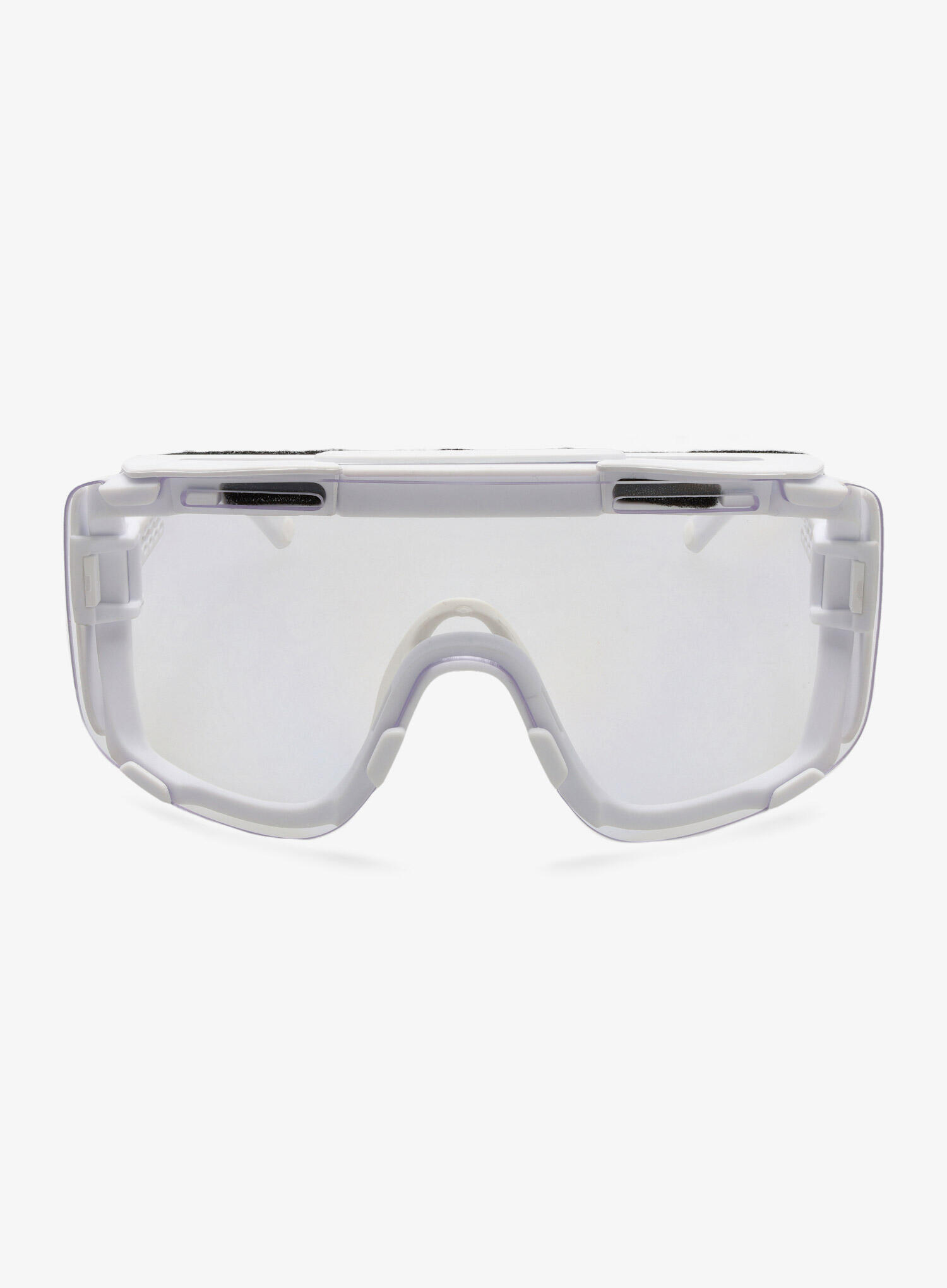 Okulary rowerowe POC Devour Glacial - white/clarity universal/gold 4/7
