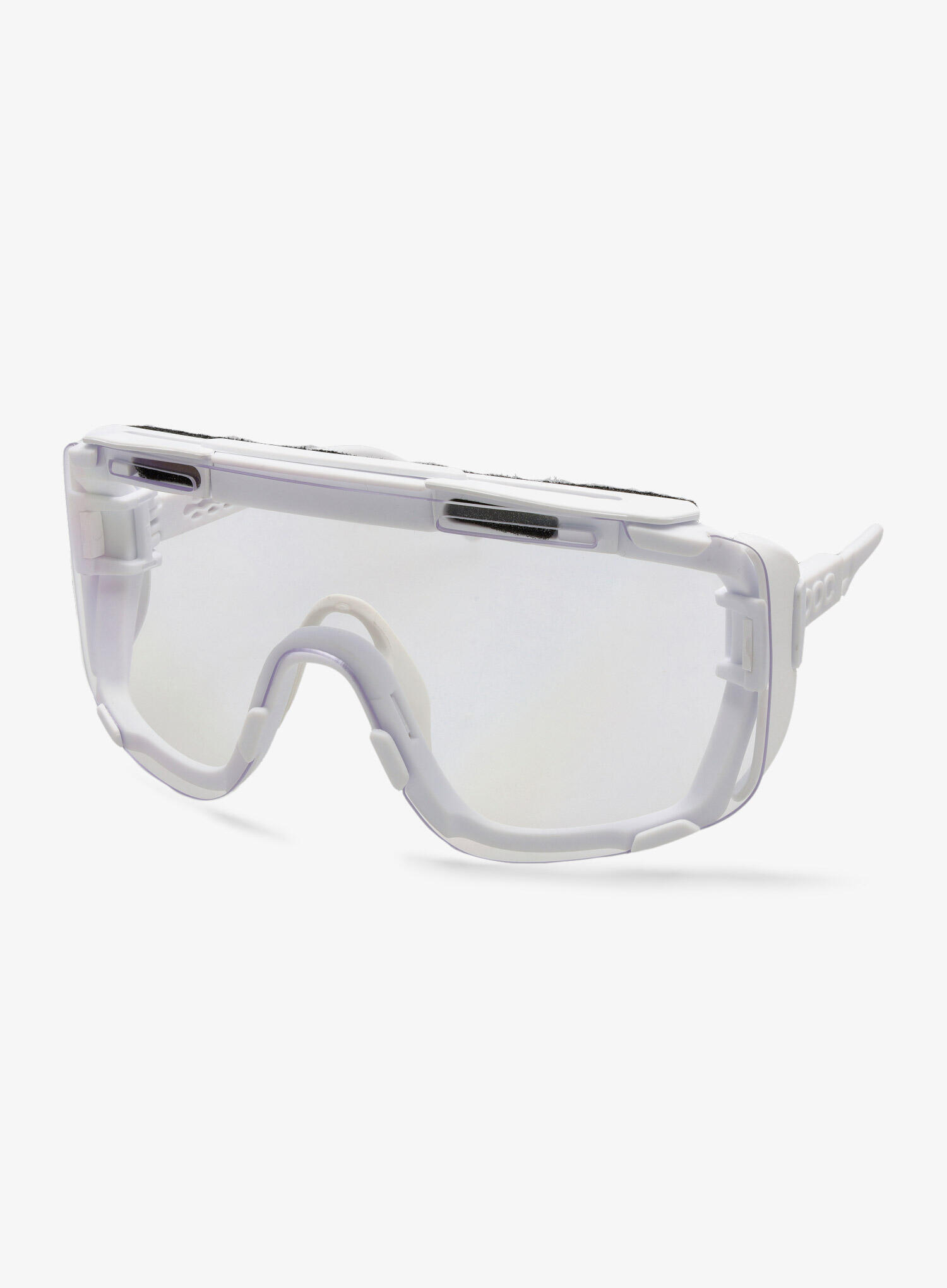 Okulary rowerowe POC Devour Glacial - white/clarity universal/gold 2/7