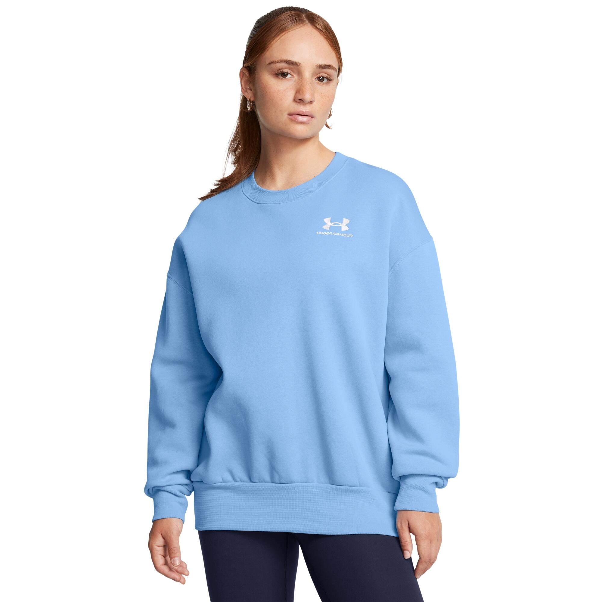 Oversized ronde hals sweatshirt voor dames Under Armour Icon Fleece 2/5