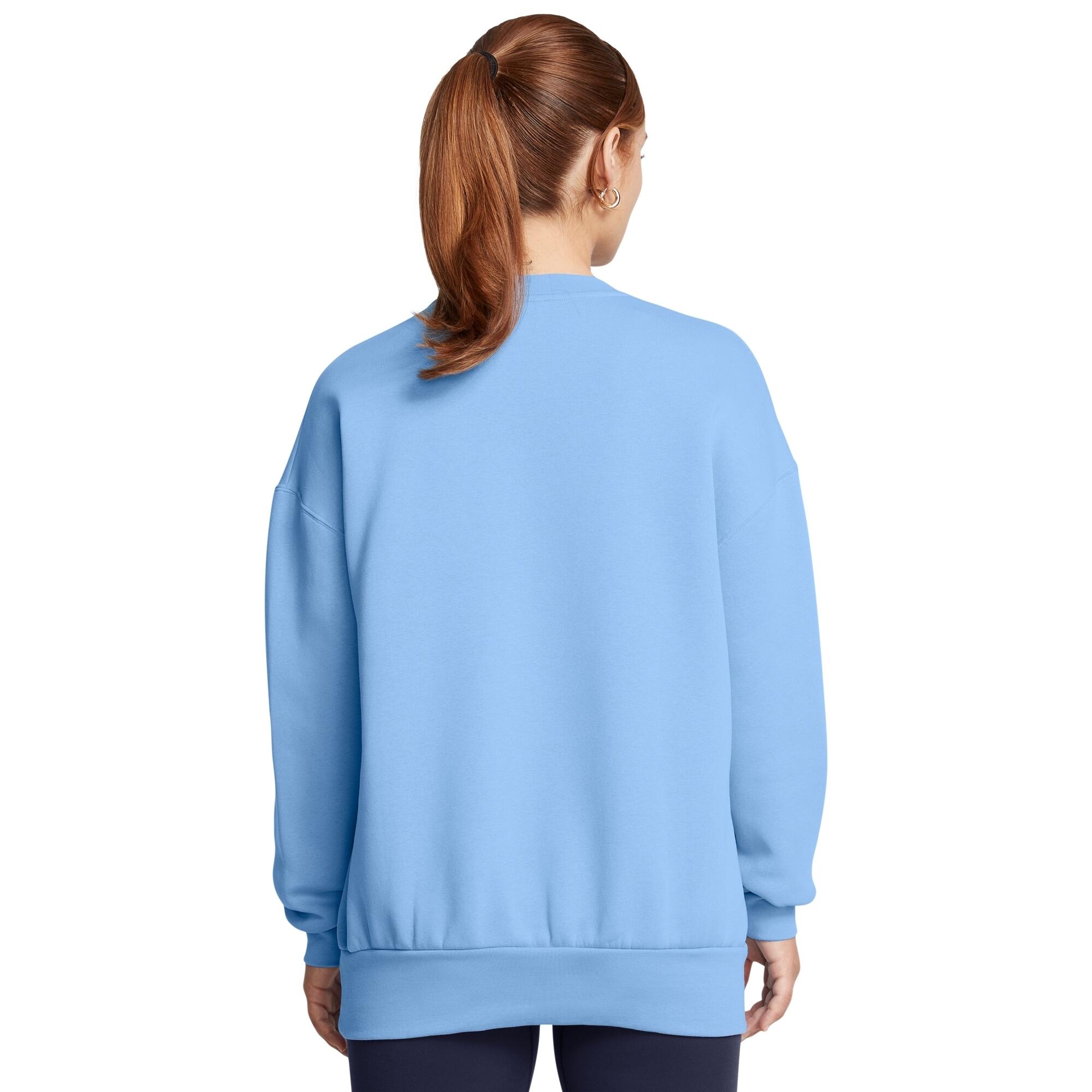 Oversized ronde hals sweatshirt voor dames Under Armour Icon Fleece 4/5