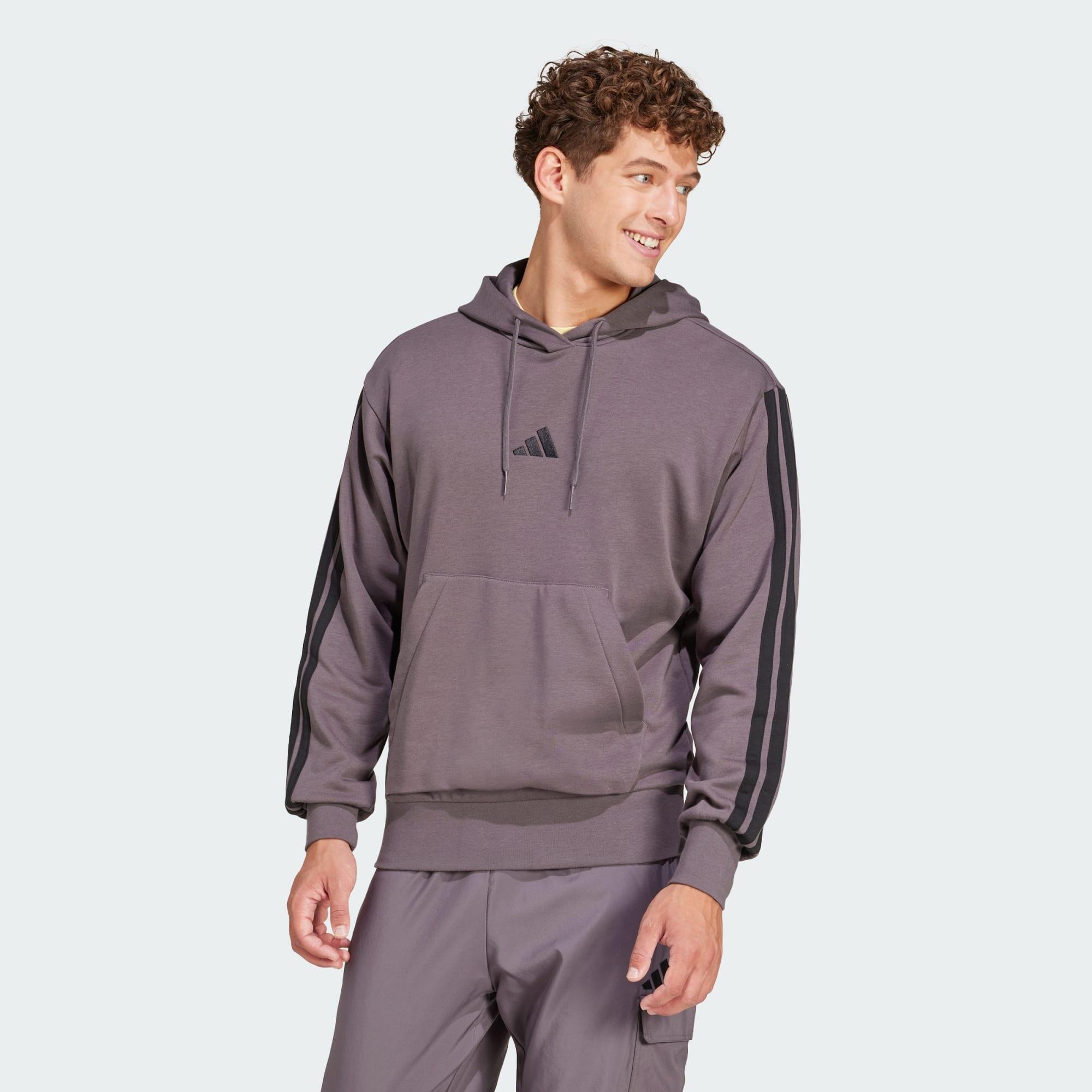 Essentials 3-Stripes French Terry Hoodie 1/7