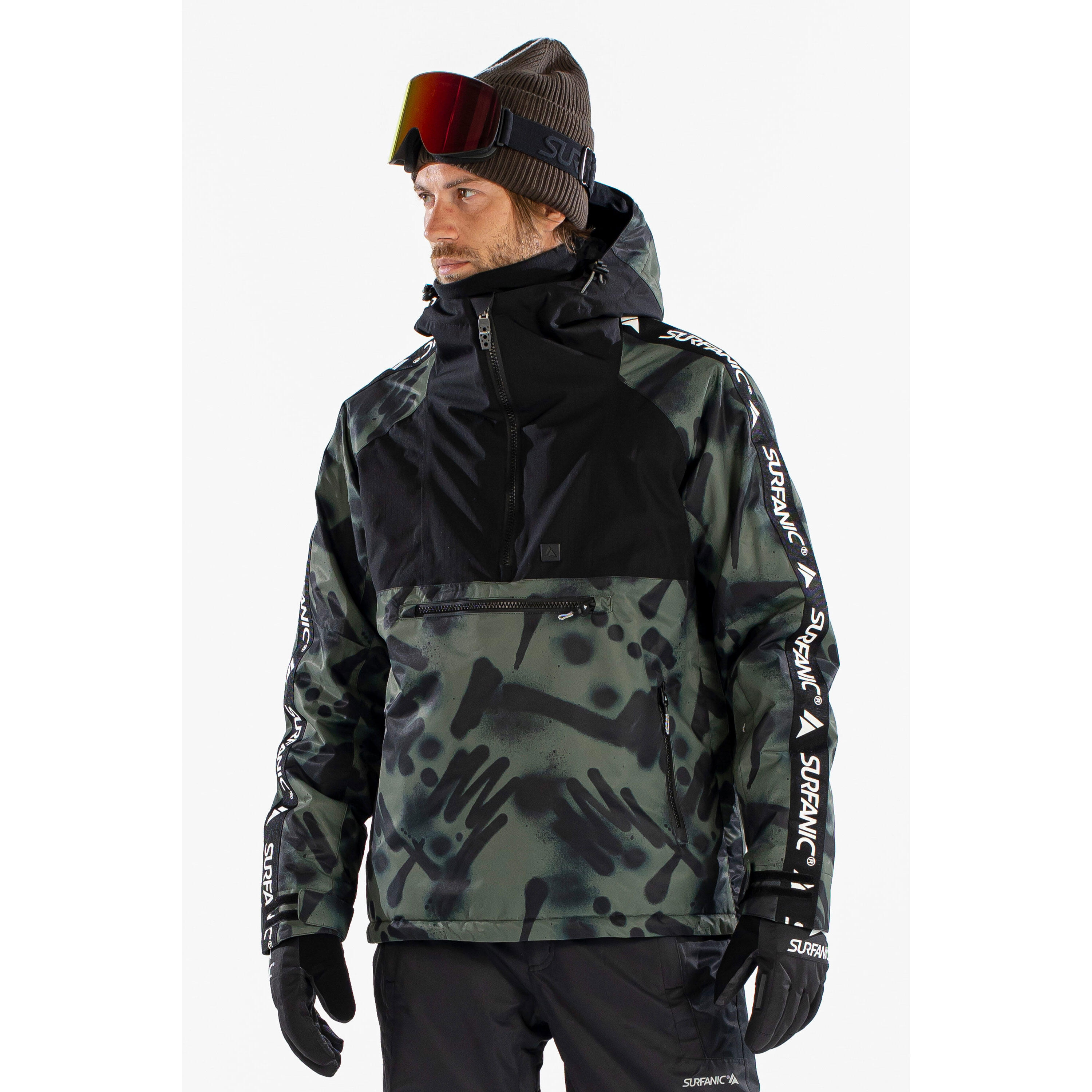 SURFANIC Lowride Vandal Ski Jacket Khaki