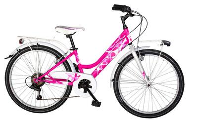 Bicicletta per bambini Airbici Red Moon Lady 24” 6 velocità