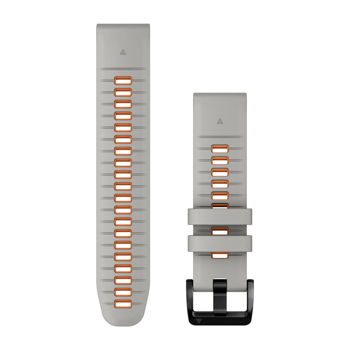 Garmin - Bracelet De Montre Silicone Garmin Quickfit - Bracelet Montre - Gris|orange - Decathlon