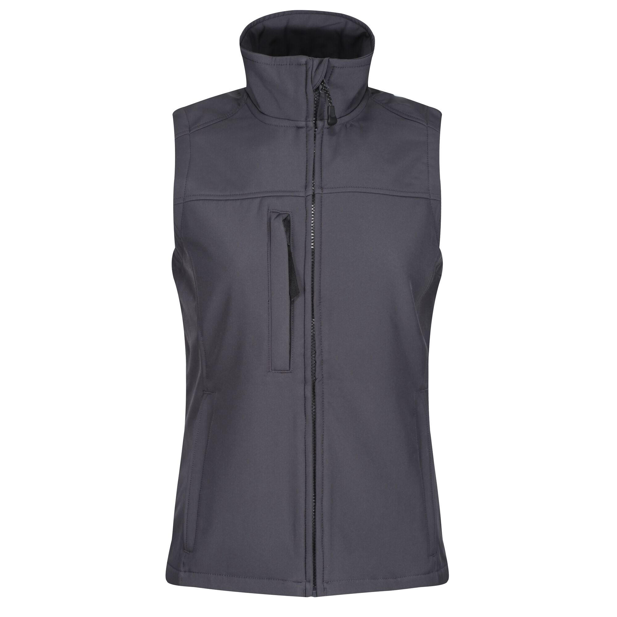 Regatta Womens/Ladies Flux Softshell Bodywarmer / Sleeveless Jacket (Water