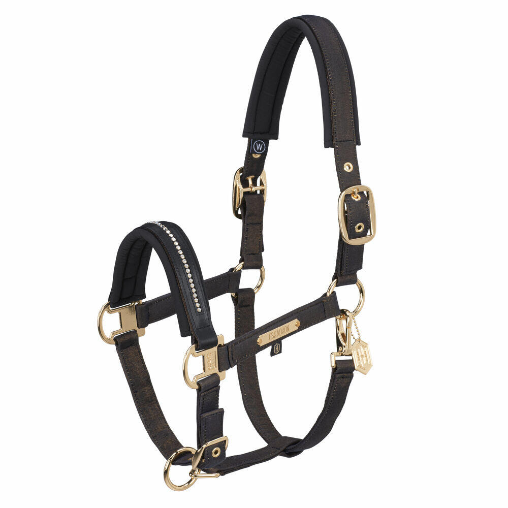 ESKADRON Eskadron Halster Glam Crystal Double Pin Heritage 24/25 Zwart
