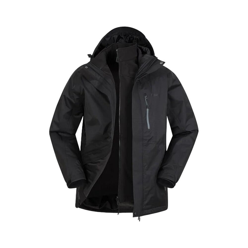 Mountain Warehouse Mens Bracken Extreme 3 in 1 Waterproof Jacket
