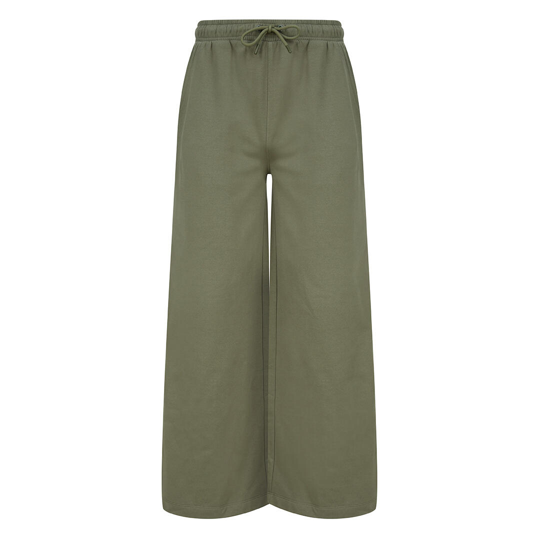 Skinni Fit Womens/Ladies Sustainable Wide Leg Jogging Bottoms