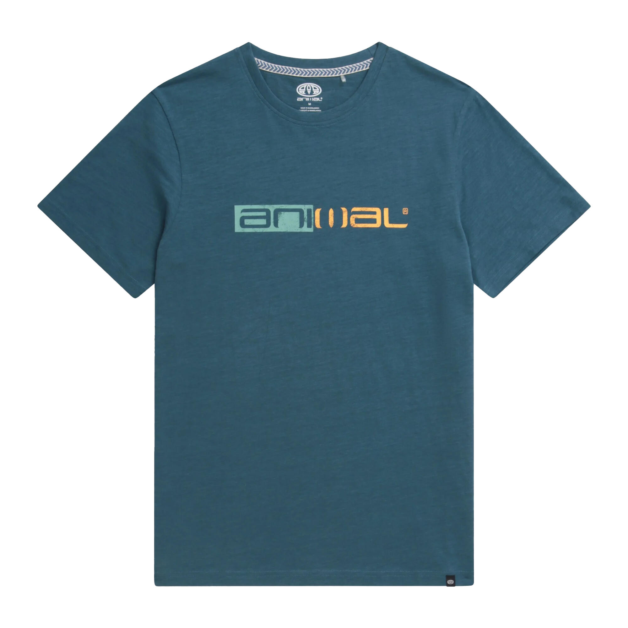 Animal Mens Jacob Distressed Logo Organic T-Shirt