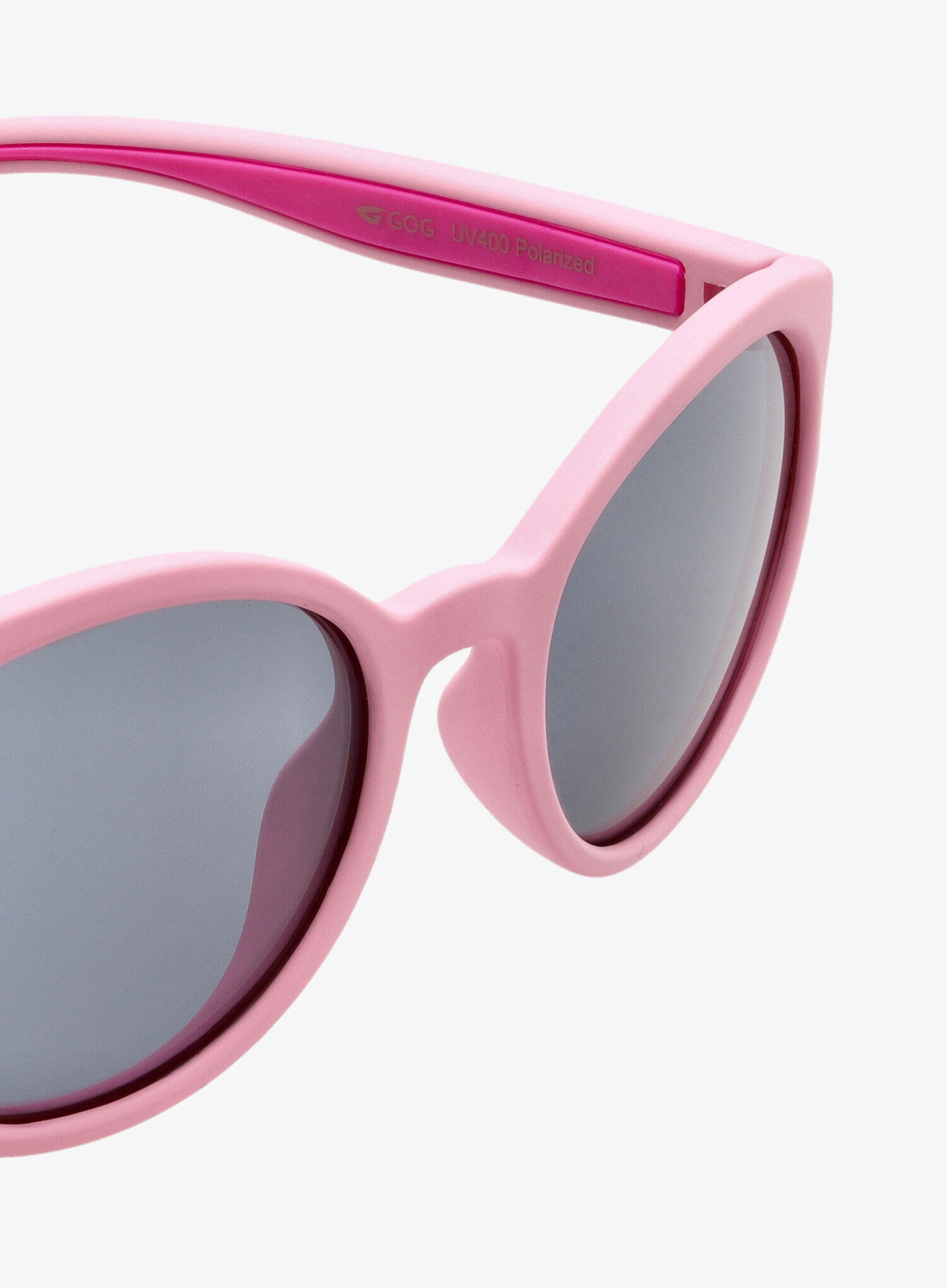 Okulary dla dzieci GOG Margo - matt pink/smoke 7/7