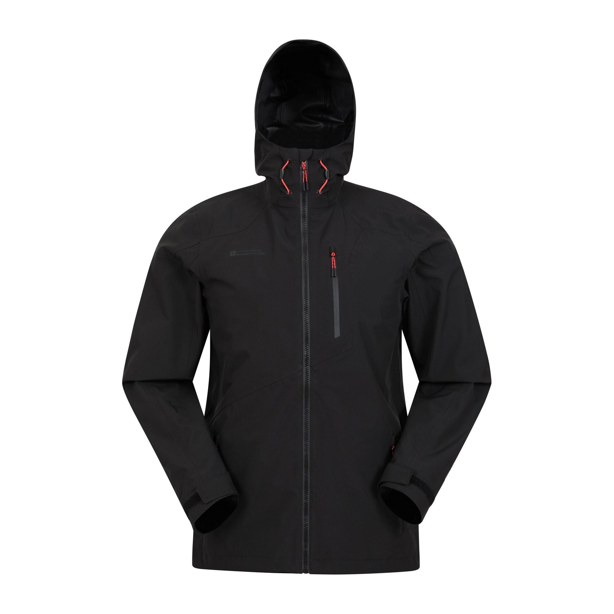 Mountain Warehouse Mens Bachill Three Layer Waterproof Jacket