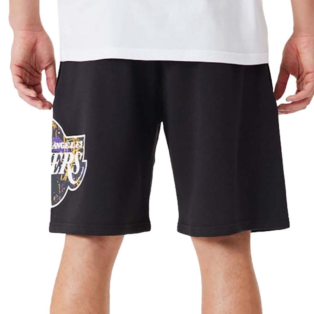 Short Noir Homme New Era Nba LOS ANGELES LAKERS 2/2