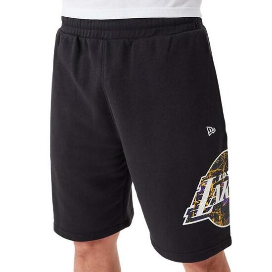 Short Noir Homme New Era Nba LOS ANGELES LAKERS