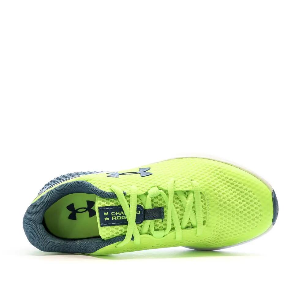 Chaussures de Running Jaune Fluo Femme Under Armour Charged Rogue 3 5/7