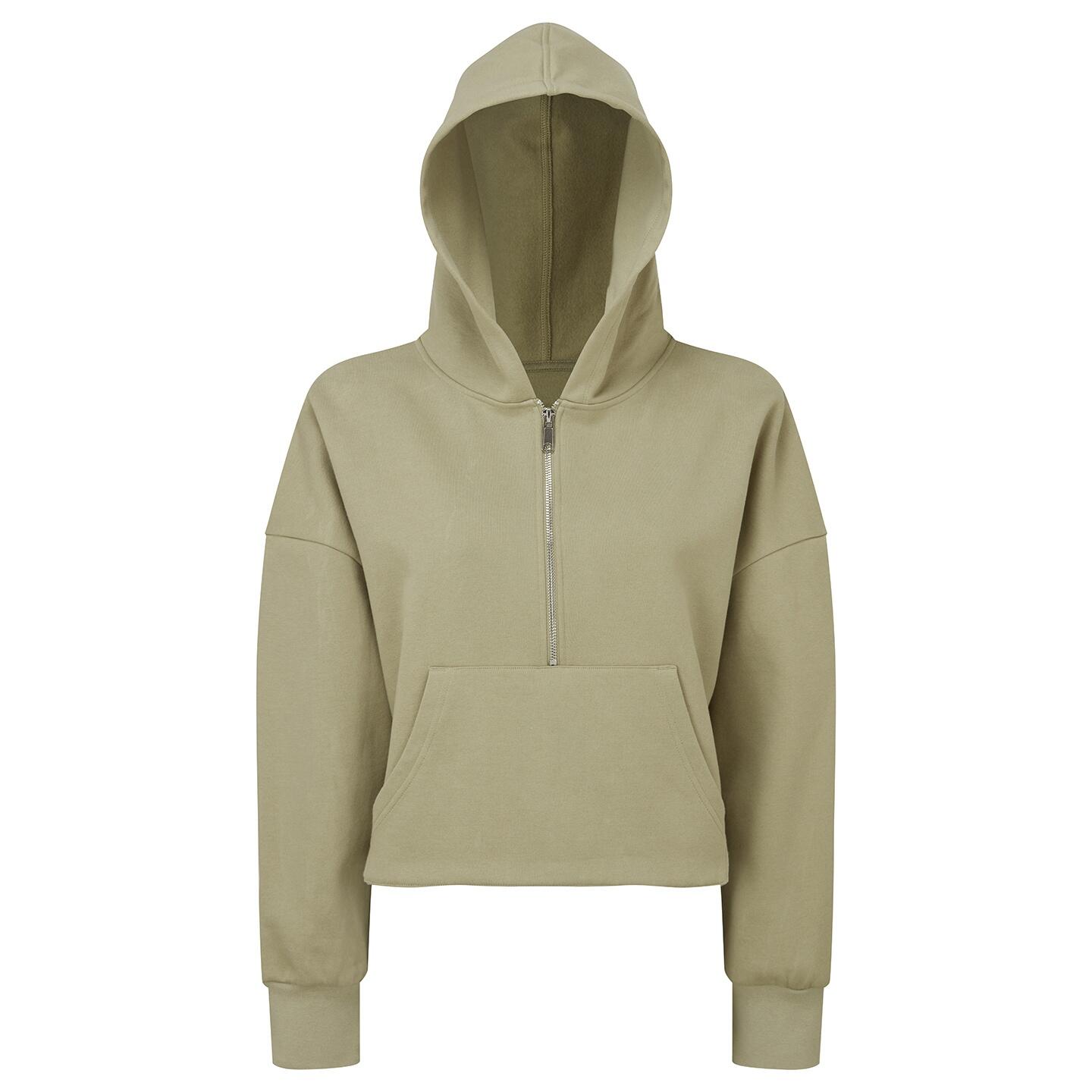 TriDri Womens/Ladies Half Zip Hoodie