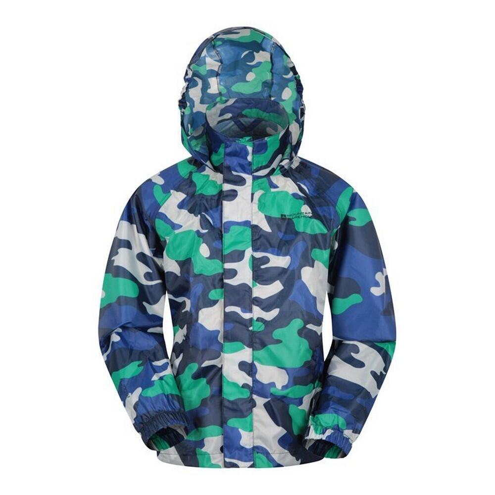 Mountain Warehouse Childrens/Kids Pakka Camo Waterproof Jacket
