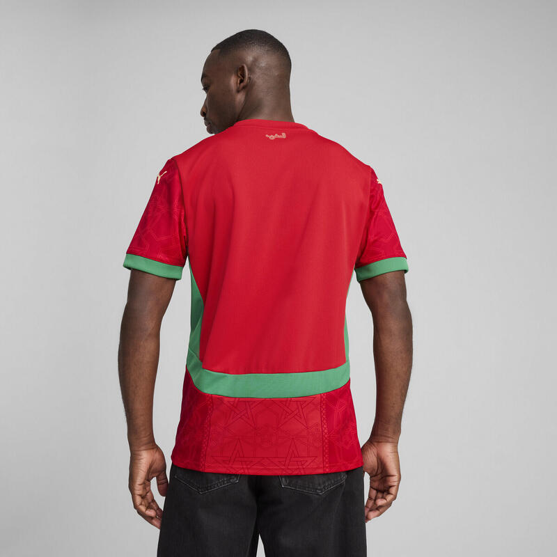 Morocco 2025 Home Jersey Men PUMA Red Archive Green