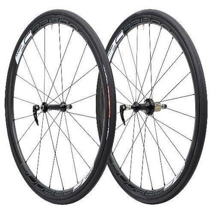 PAIRE ROUES 700 TUFO CARBONA 30 mm - Tubular - CAMPAGNOLO 11V