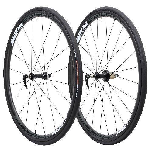 PAIRE ROUES 700 TUFO CARBONA 30 mm - Tubular - CAMPAGNOLO 11V