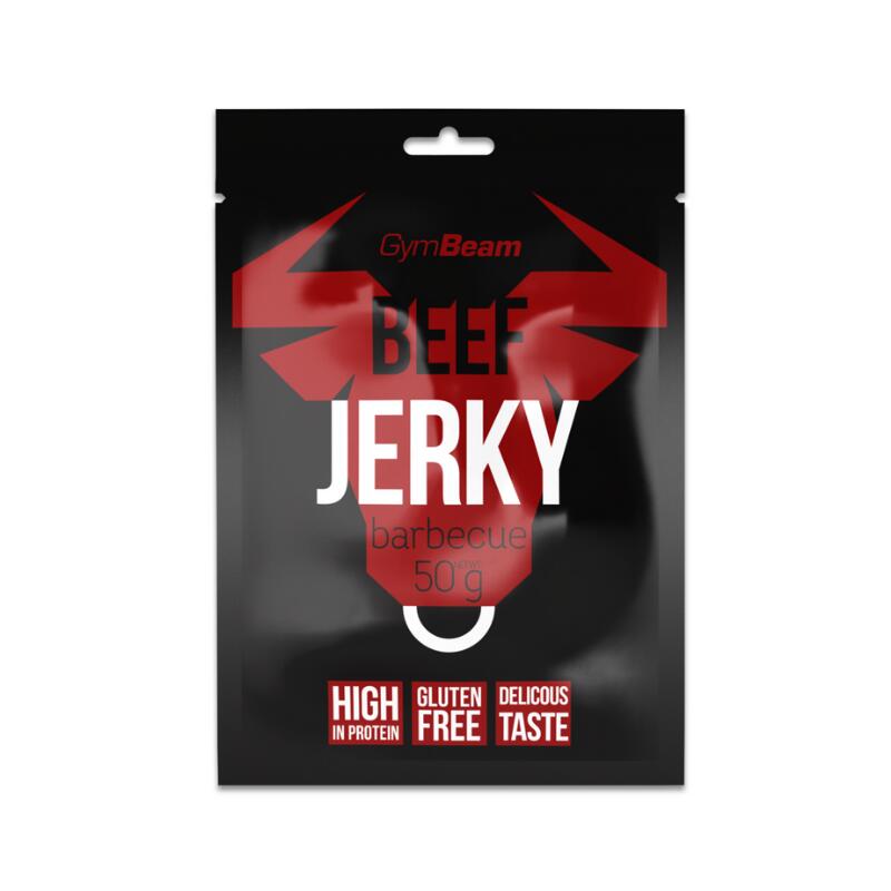 Suszona wołowina Beef Jerky  GymBeam 50 g - BBQ