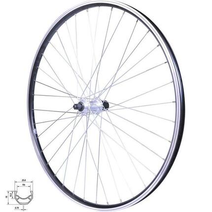 ROUE 275" VTT AVANT JANTE ALU DOUBLE PAROI MACH1