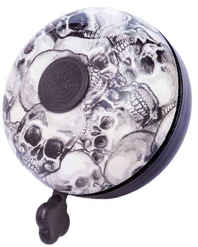 REICH Fahrradklingel Ding-Dong Ø80 mm Totenkopf