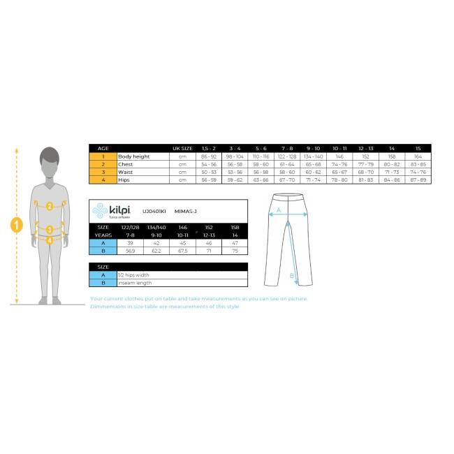 Pantalon de ski enfant Kilpi Mimas 5/6