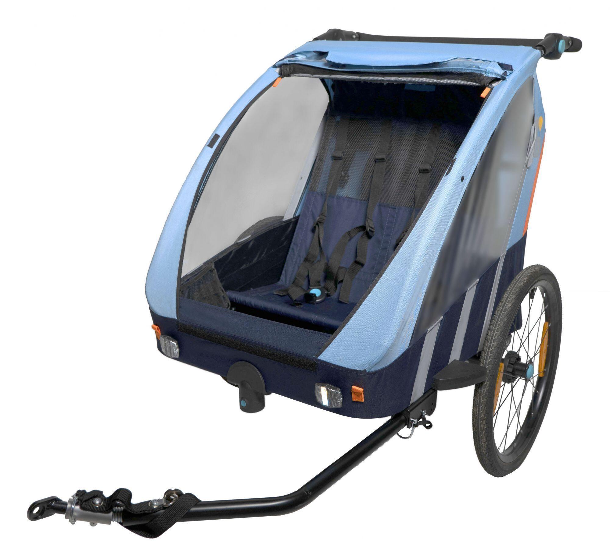 Rimorchio Bici Portabambini Bici Carrello Bicicletta E Passeggino