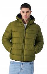KURTKA męska CHAMPION zielona 220342-GS573 zimowa puchowa na zimę XL