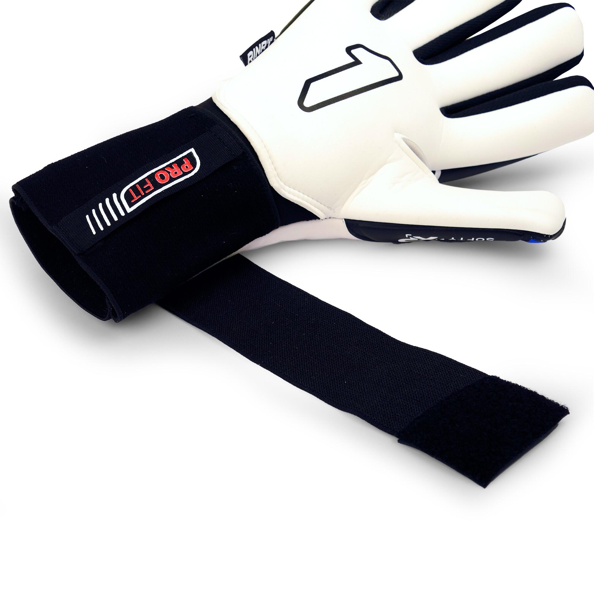 Rinat Guanti Da Portiere Xtreme Guard Dominius AXG Pro - Taglia 10, Lattice Tedesco, Grip Supremo Per Erba Naturale