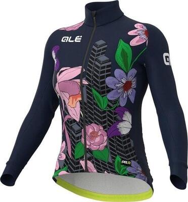 Fietsshirt dames - pr-r city marineblauw