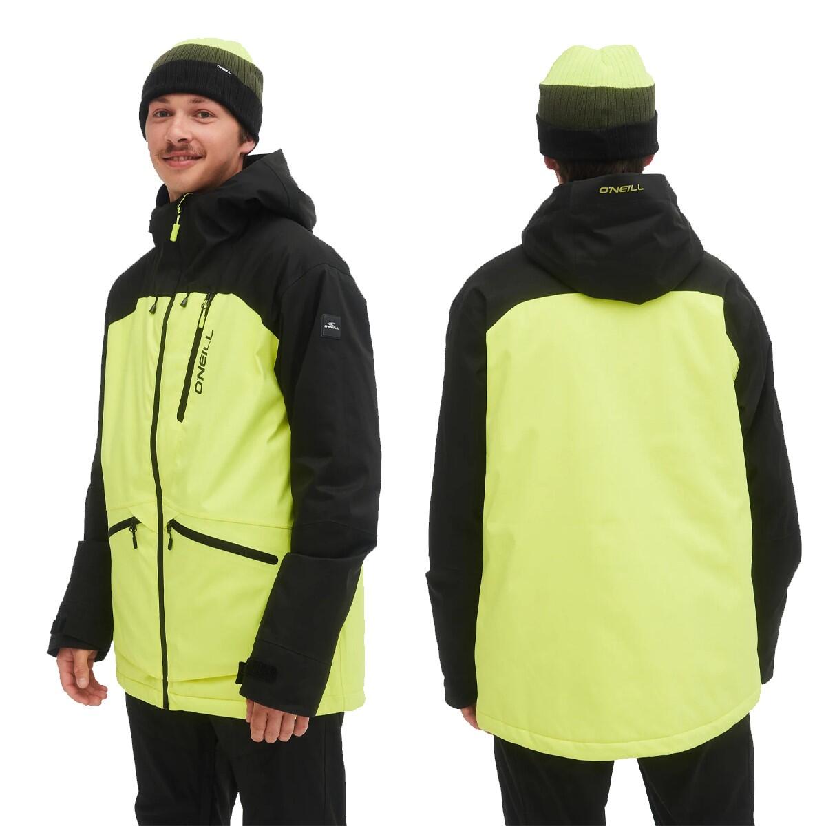 O'Neill - Combinaison De Ski O'Neill Total Disorder Jaune Et Noir, Taille M - Blouson - Noir|vert - Decathlon