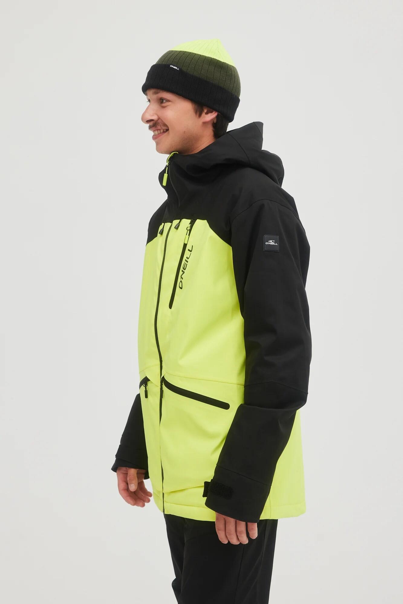 Combinaison de ski O'Neill Total Disorder jaune et noir, taille M 5/7