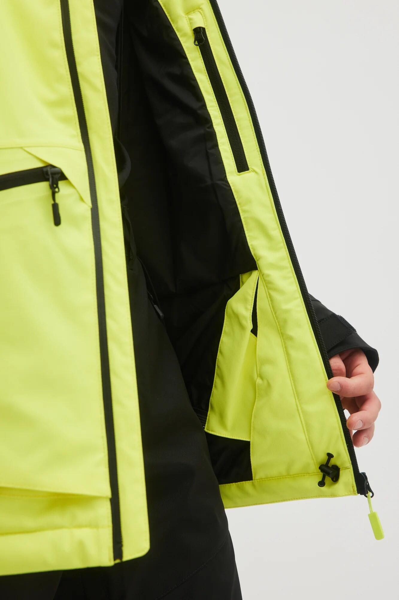 Combinaison de ski O'Neill Total Disorder jaune et noir, taille M 4/7
