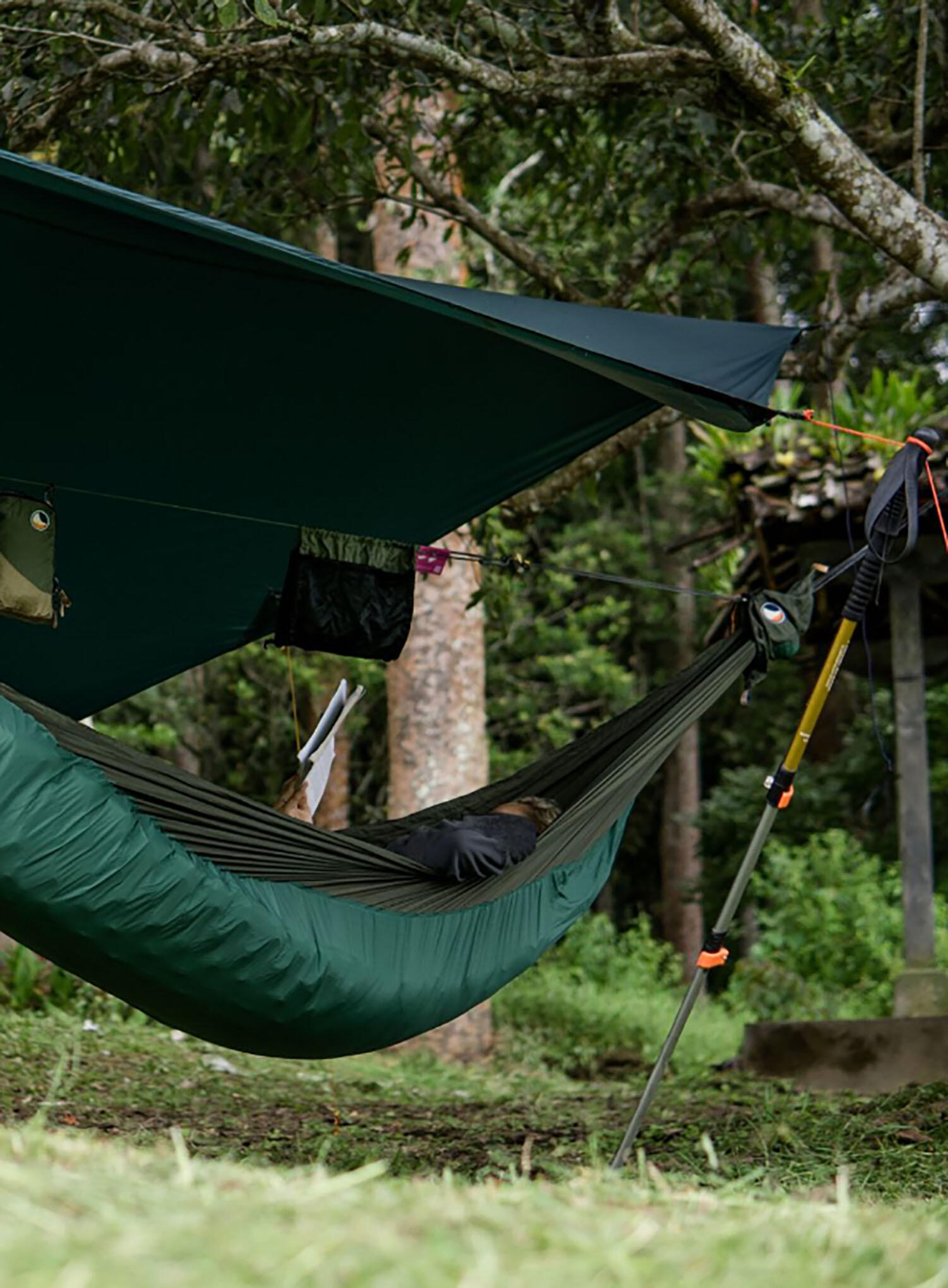 Hamak Ticket To The Moon Mat Hammock - army green 4/7
