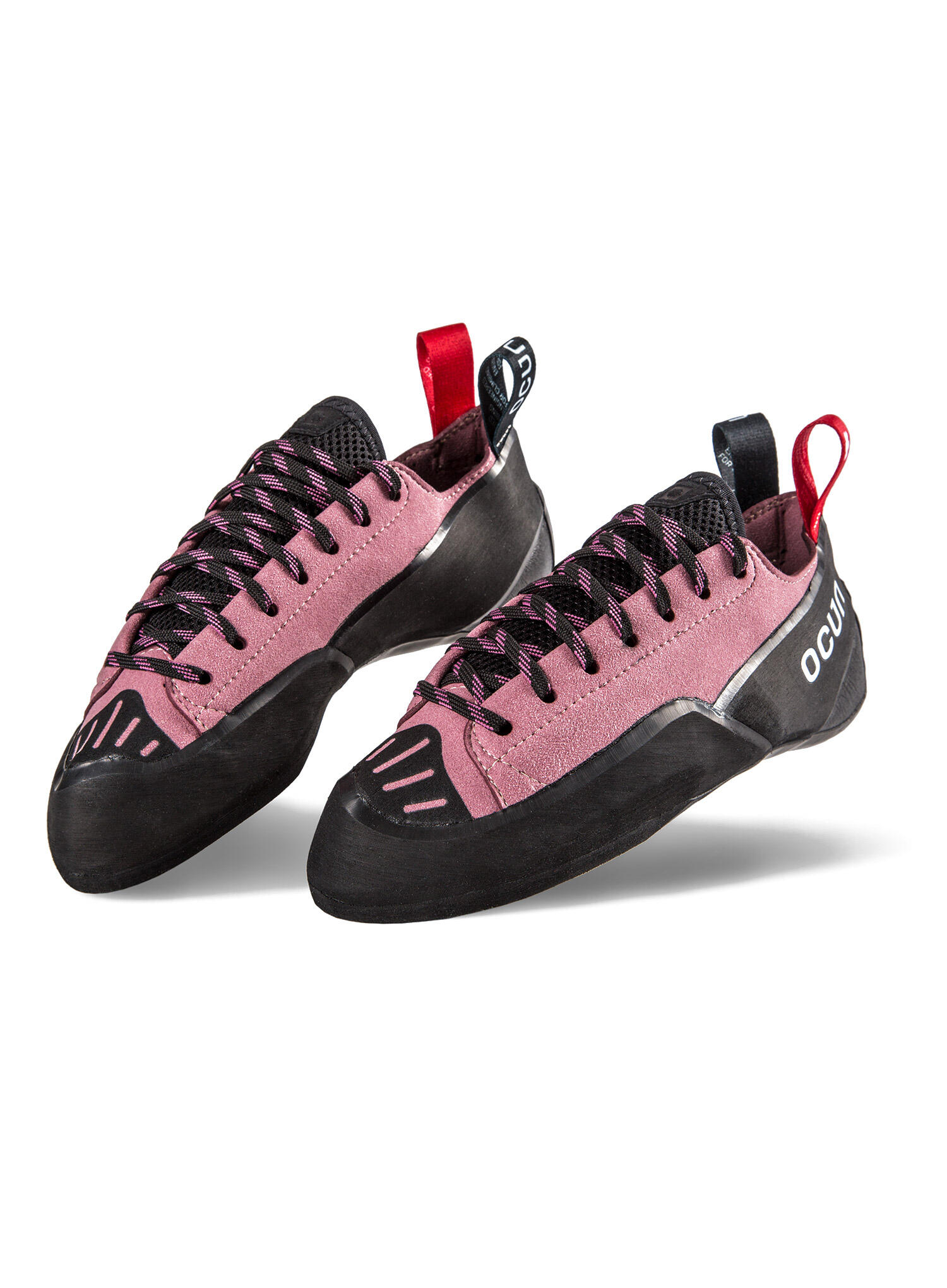 Pie de escalada Ocún Striker LU rosa mesa talla 42 con suela adherente 3/6