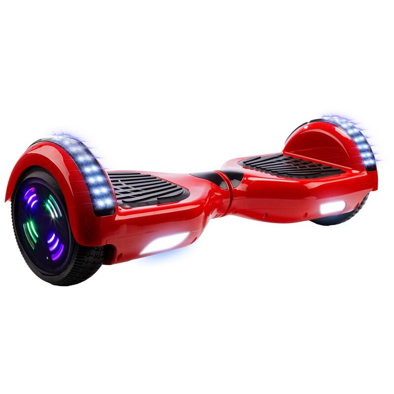 Set Hoverboard 6.5" cu Scaun Albastru cu Suspensii, Regular Red Junior, 2Ah