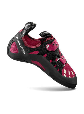 Scarpa arrampicata La Sportiva Tarantula Woman pelle rossa Velcro doppio