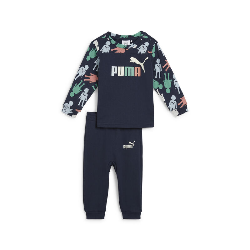 Set PUMA x PLAYMOBIL® Crew Jogger pentru copil mic PUMA Club Navy Blue