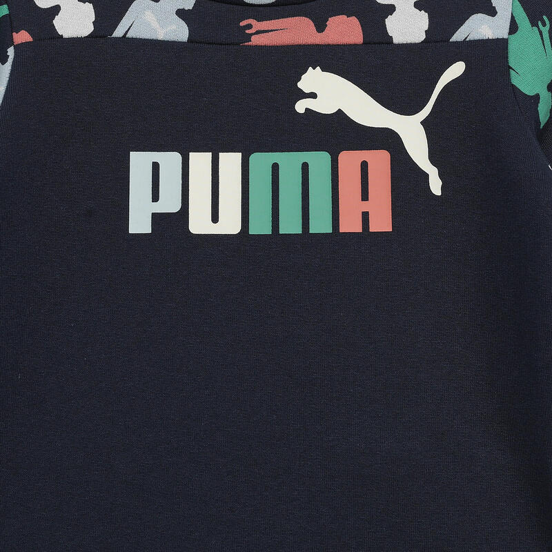 Set PUMA x PLAYMOBIL® Crew Jogger pentru copil mic PUMA Club Navy Blue