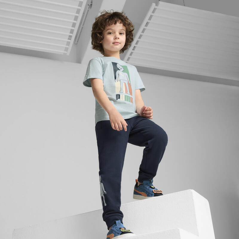 Pantaloni de trening PUMA x PLAYMOBIL® pentru copii PUMA Club Navy Blue