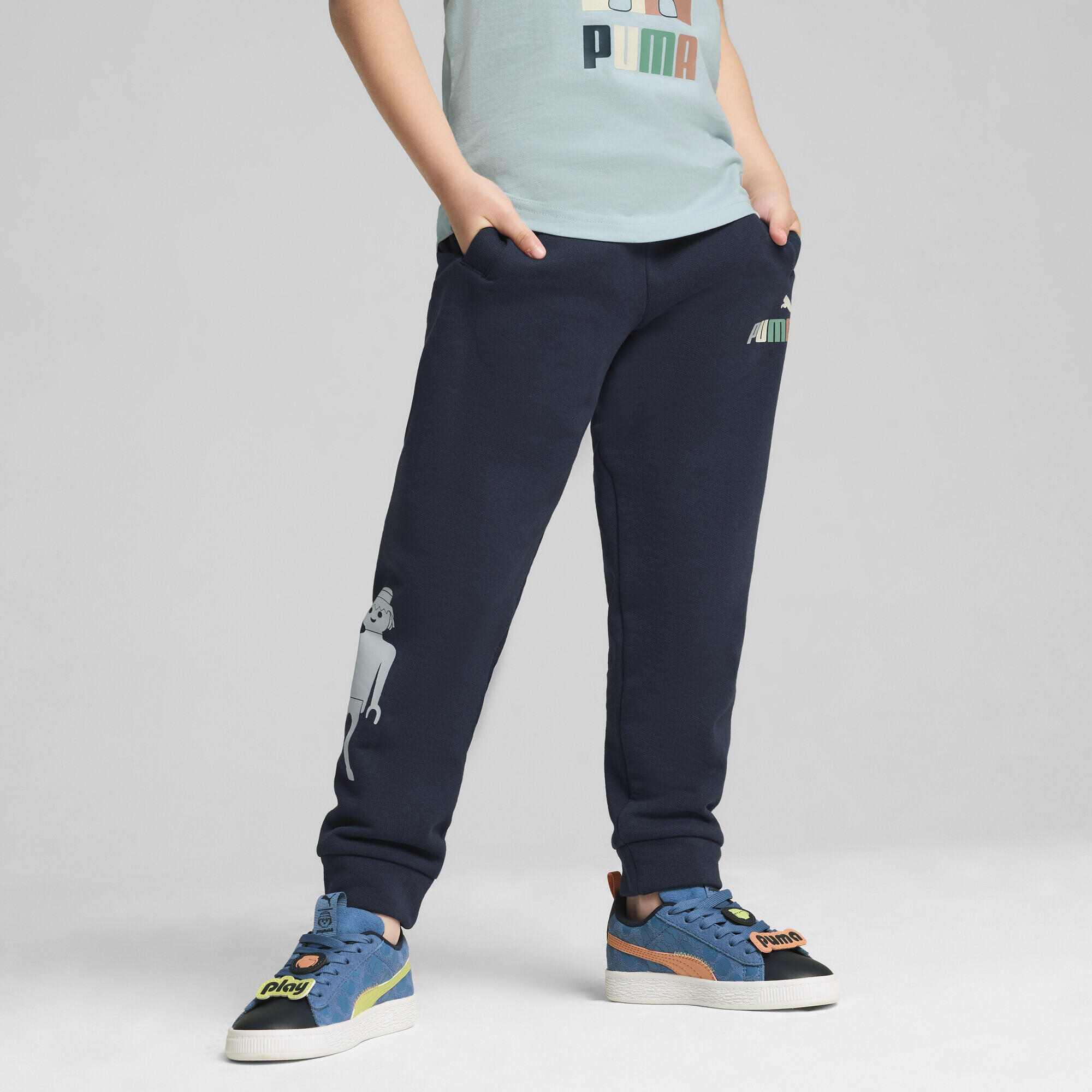 Pantalones de chándal PUMA x PLAYMOBIL® Niños PUMA Club Navy Blue 3/7