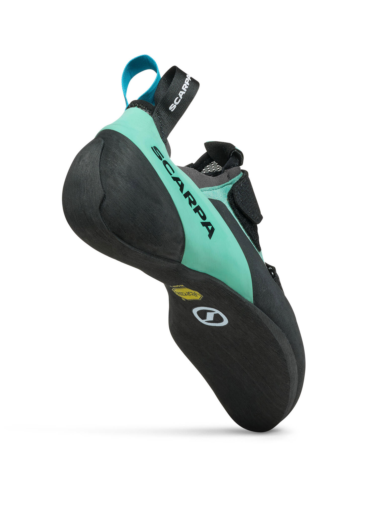 Scarpa Arpia V LV Shark Aqua – Kletterschuh, Vibram XS Grip, 3,5 mm Sohle 6/7
