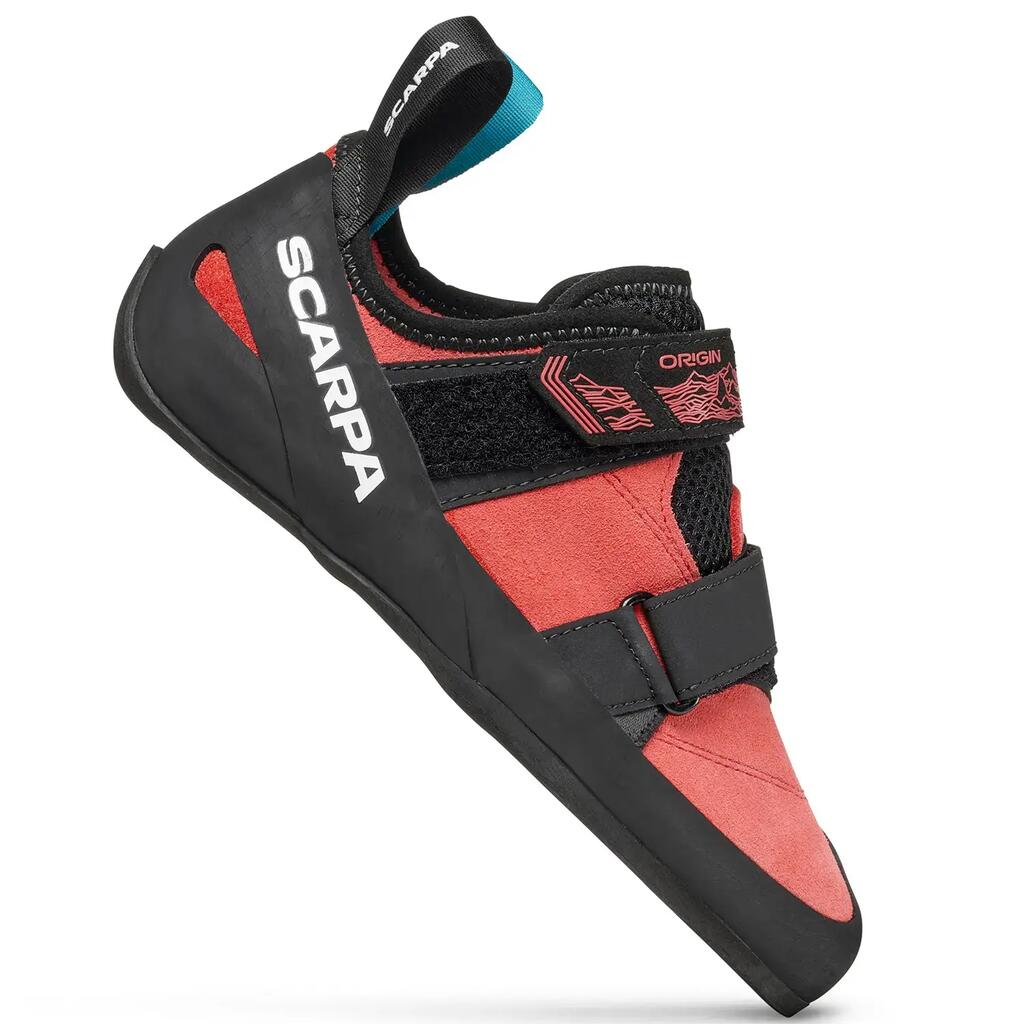 Scarpa Origin Women's Climbing Shoes - Coral/Black