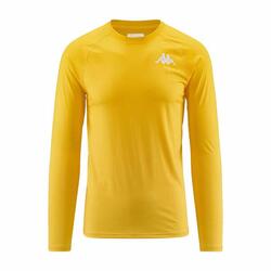 Sous-maillot manches longues adulte Vurbat jaune