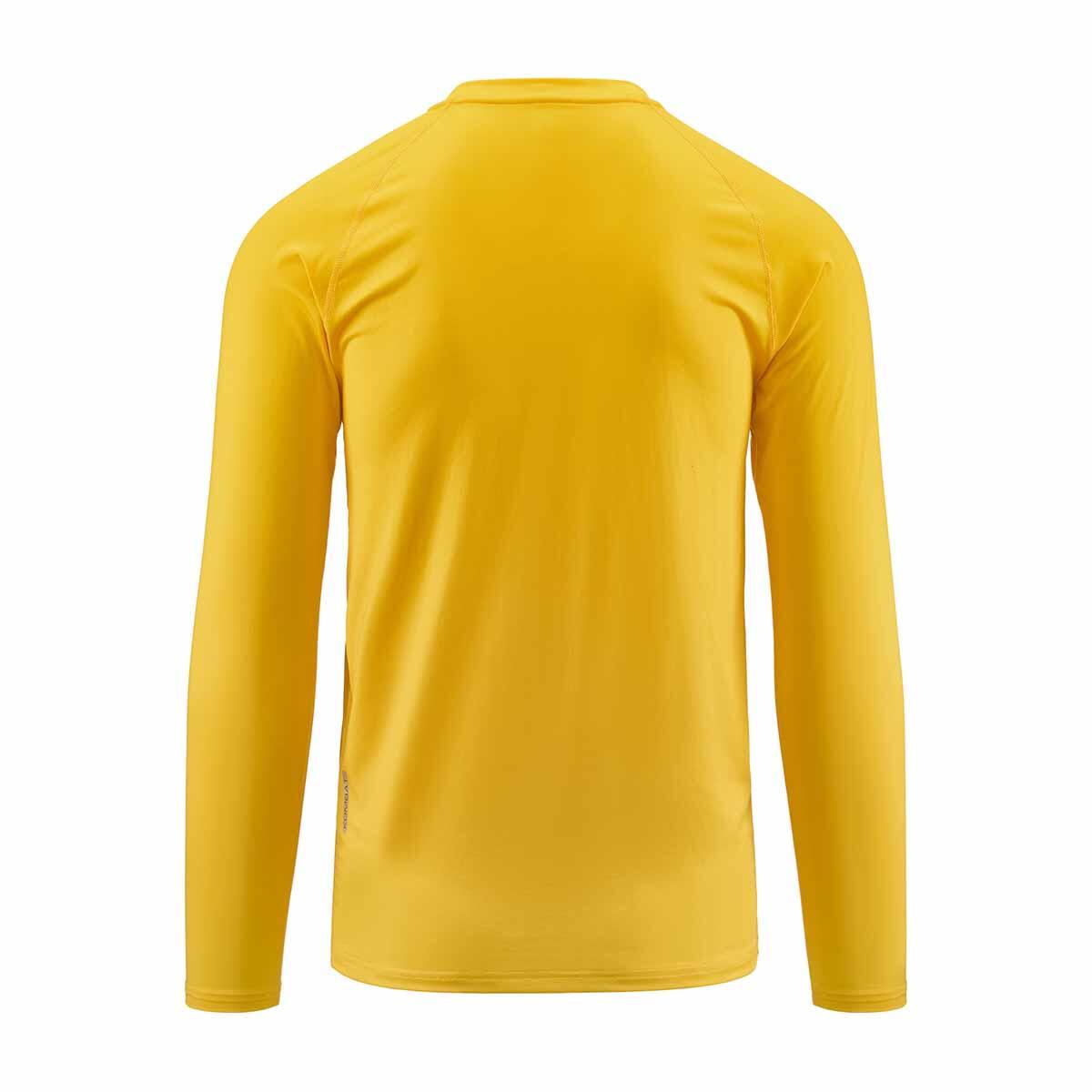 Sous-maillot manches longues adulte Vurbat jaune 4/4