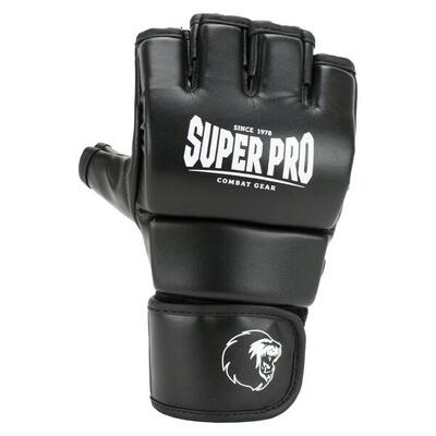 Super pro combat gear brawler mma handschoenen zwart/wit